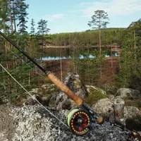 På väg till Stora Kviddtjärn för att fiska Foto: Juri Näätänen